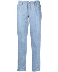 Brunello Cucinelli Straight Leg High Rise Jeans