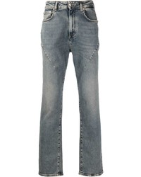 Represent Straight Leg Stonewash Jeans