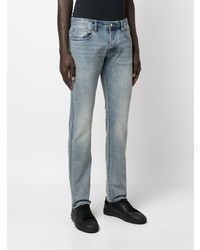 Armani Exchange Straight Leg Washed Denim Jeans