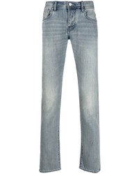 Armani Exchange Straight Leg Washed Denim Jeans