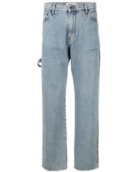 MSGM Strap Detail Straight Jeans