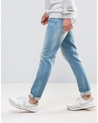 Asos Stretch Slim Jeans In 125oz Light Blue