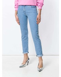 Moschino Studded Straight Leg Jeans