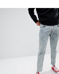 Just Junkies Tapered Jeans In Acid Wash