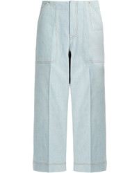 Acne Studios Texel Cropped Wide Leg Jeans