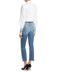 Mother The Insider Crop Step Jeans