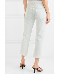 Goldsign The Low Slung Cropped Low Rise Straight Leg Jeans