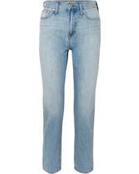 Madewell The Perfect Summer Cropped High Rise Straight Leg Jeans