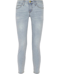 Current/Elliott The Stiletto Cropped Low Rise Skinny Jeans