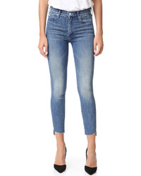 Mother The Stunner Zip Ankle Step Fray Jeans