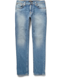 Nudie Jeans Thin Finn Slim Fit Washed Organic Stretch Denim Jeans