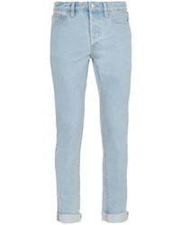 Topman Light Blue Tapered Skinny Jeans