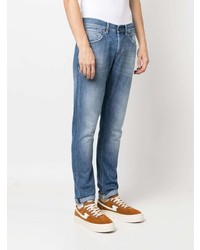 Dondup Turn Up Straight Leg Jeans
