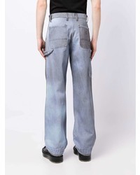Objects IV Life Two Tone Straight Denim Trousers