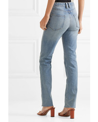 SIMON MILLE W009 Mid Rise Slim Leg Jeans