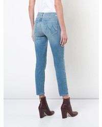 Mother Washed Cropped Jeans