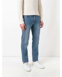 A.P.C. Washed Effect Straight Leg Jeans