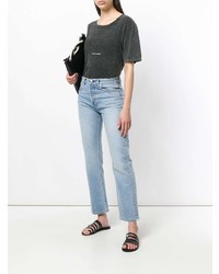 Helmut Lang Washed Out Mum Jeans