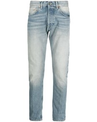 Dondup Washed Tapered Leg Jeans