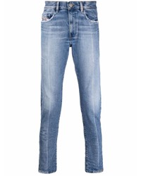Diesel Whiskering Effect Slim Fit Jeans