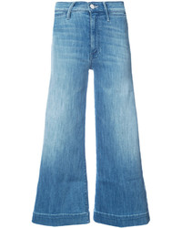Mother Wide Leg Cropped Jeans