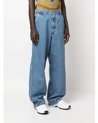 Off-White Wide Leg Jeans