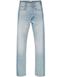 Alexander McQueen Worker Patched Straight Leg Jeans