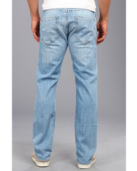 Mavi Jeans Zach Regular Rise Straight Leg In Light Yaletown