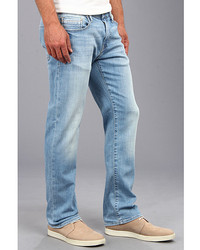 Mavi Jeans Zach Regular Rise Straight Leg In Light Yaletown