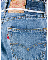 Off-White Zip Detail Levi Jeans
