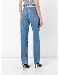 Off-White Zip Detail Levi Jeans