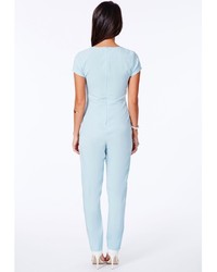 Missguided Rutendo Jumpsuit With Lace Panel Detail