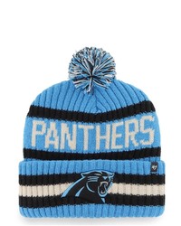 '47 Blue Carolina Panthers Bering Cuffed Knit Hat With Pom At Nordstrom