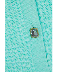 Miu Miu Swarovski Crystal Embellished Cashmere Cardigan
