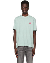 Ps By Paul Smith Blue Happy T Shirt