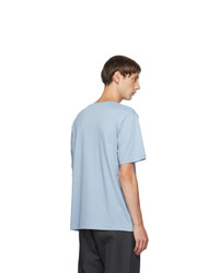 Dries Van Noten Blue Round Collar T Shirt