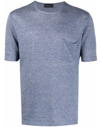 Roberto Collina Fine Knit Pocket T Shirt