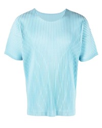 Homme Plissé Issey Miyake Knitted Short Sleeved T Shirt