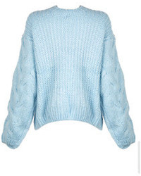 Backless Oversize Knit Sweater