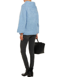 Michl Kors Collection Mohair Wool And Cashmere Blend Sweater