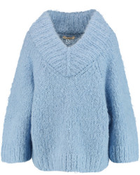Michl Kors Collection Mohair Wool And Cashmere Blend Sweater