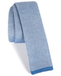 BOSS Solid Knit Cotton Tie