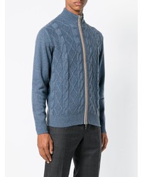 Doriani Cashmere Cashmere Zip Up Cardigan