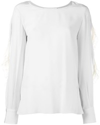 See by Chloe See By Chlo Lace Trim Blouse