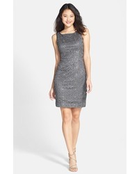 Adrianna Papell Sequin Lace Dress