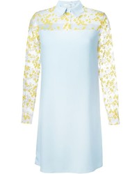 Carven Beaded Lace Panel Dress