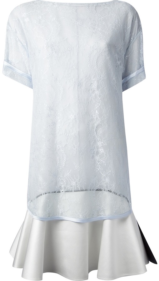 krøllet Taxpayer kampagne Givenchy Floral Lace T Shirt Dress, $4,367 | farfetch.com | Lookastic