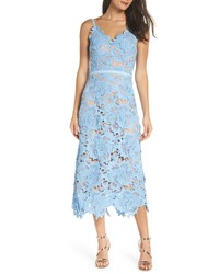 Jarlo Jayla 3d Lace Tea Length Gown