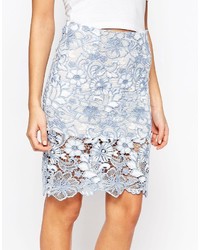 Glamorous Skirt In Floral Lace