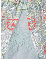 Erdem Alicia Embroidered Overlay Dress